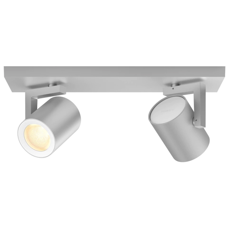 Philips - Светодиодный точечный RGBW-светильник с регулированием яркости Hue ARGENA 2xGU10/5,7W/230V