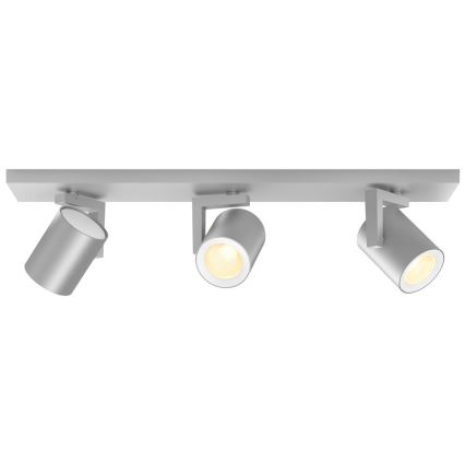Philips - Светодиодный точечный RGBW-светильник с регулированием яркости Hue ARGENA 3xGU10/5,7W/230V