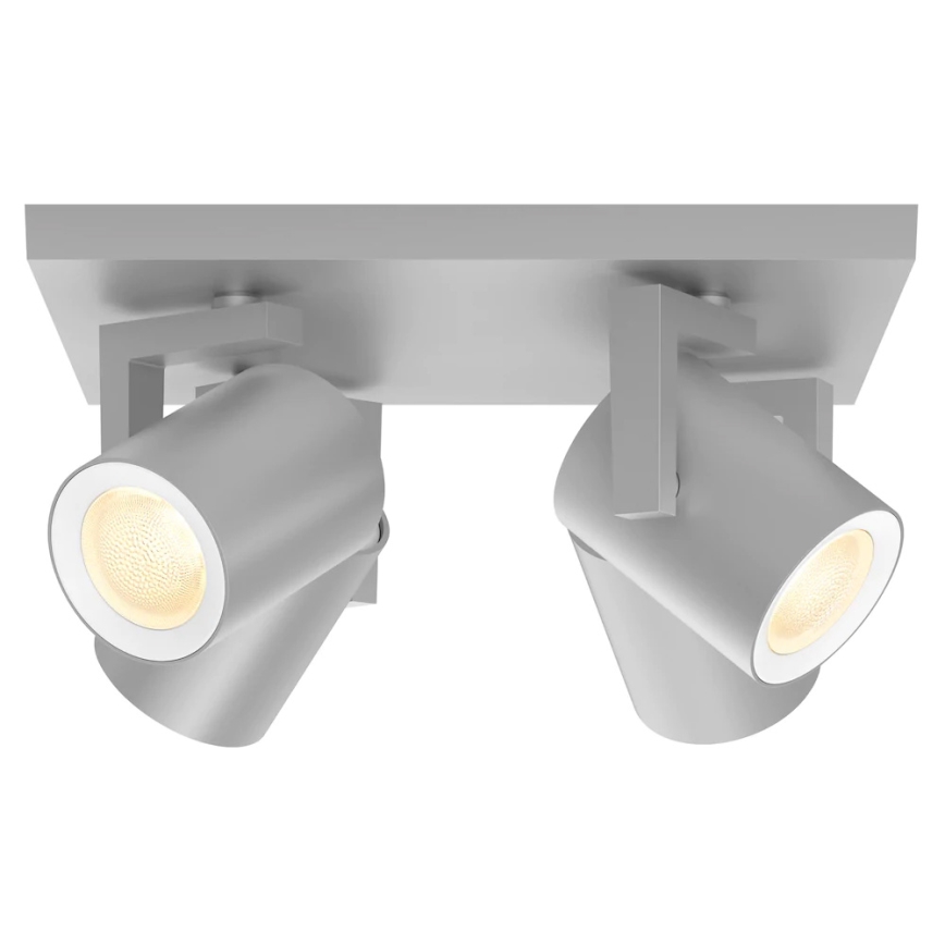 Philips - Светодиодный точечный RGBW-светильник с регулированием яркости Hue ARGENA 4xGU10/5,7W/230V