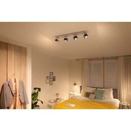 Philips 50654/30/P0 - Точковий LED світильник FERANO 4xLED/4,3W/230V