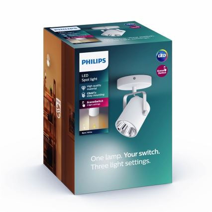 Philips -  Світлодіодний точковий світильник LED/4,3W/230V 2200/2500/2700K