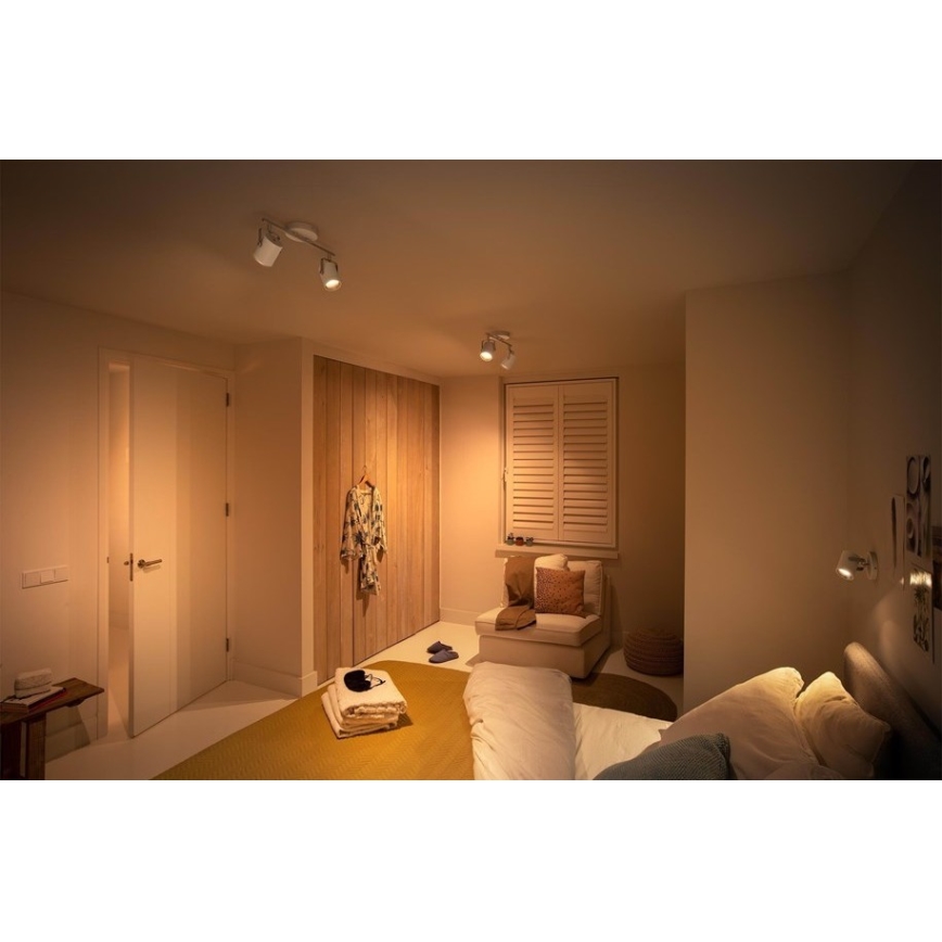 Philips - Светодиодный точечный светильник 2xLED/4,3W/230V 2200/2500/2700K