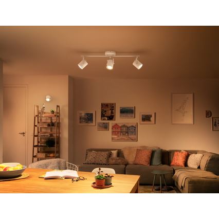 Philips - Светодиодный точечный светильник 3xLED/4,3W/230V 2200/2500/2700K