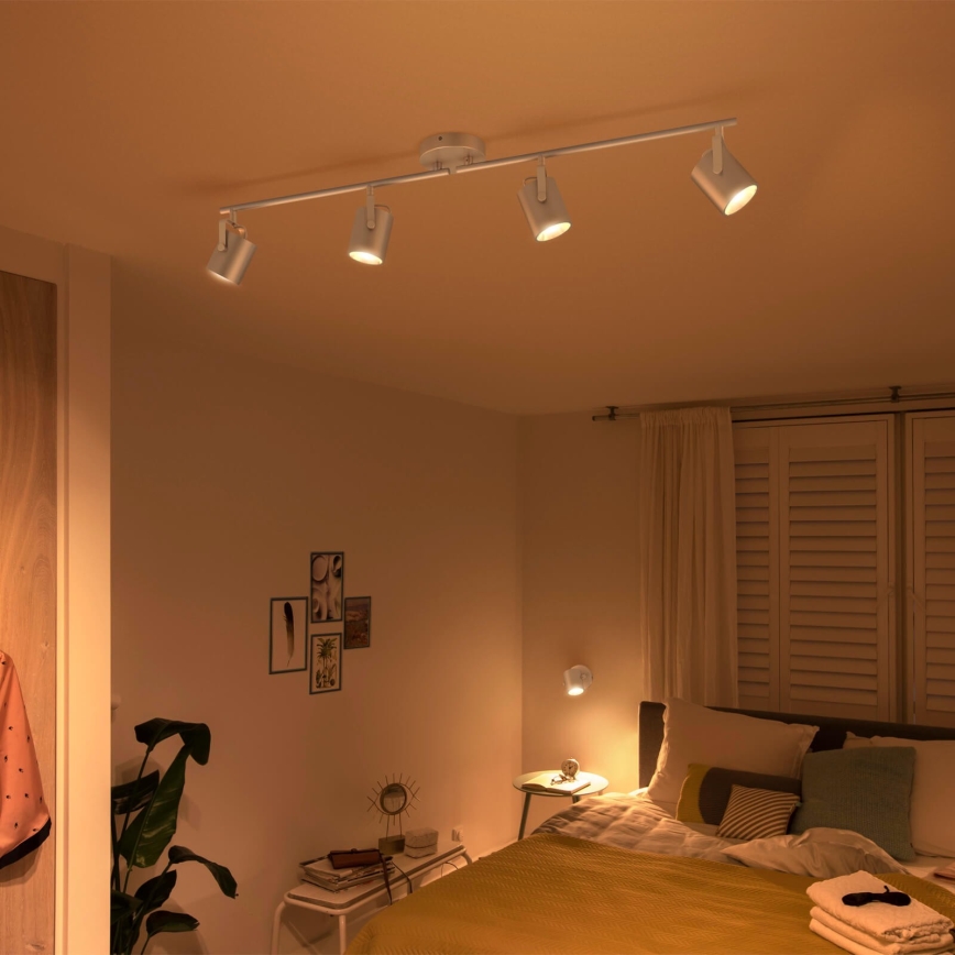 Philips 50664/14/P0 - Светодиодный точечный светильник BYRE 4xLED/4,3W/230V 2200/2500/2700K