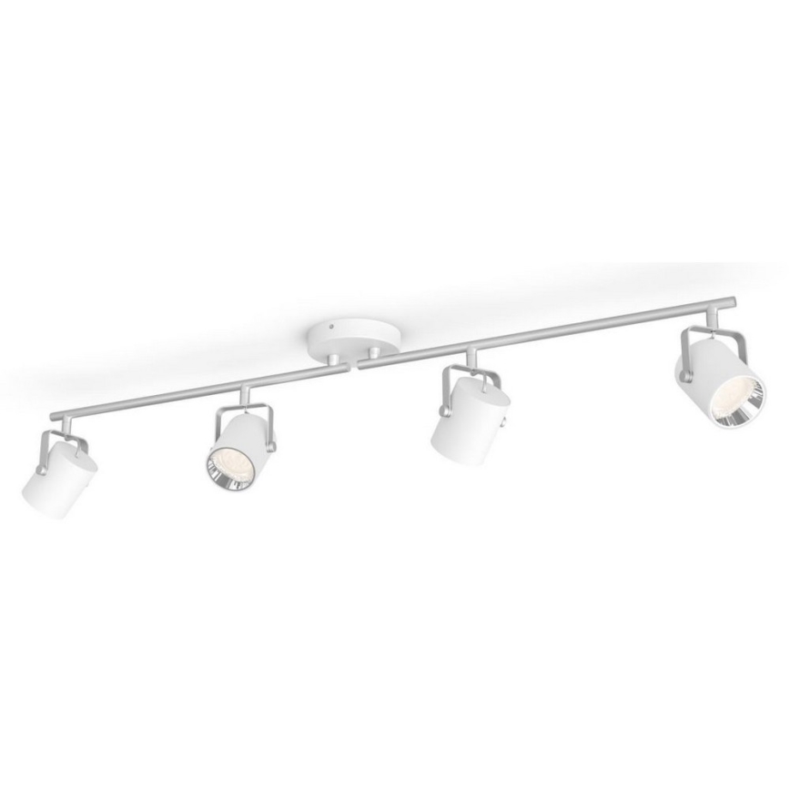 Philips - Светодиодный точечный светильник 4xLED/4,3W/230V 2200/2500/2700K