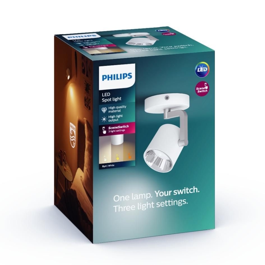 Philips - Світлодіодний точковий світильник з регульованою яскравістю 1xLED/4.5W/230V