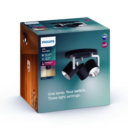 Philips - Точковий LED світильник з регулюванням яскравості 3xLED/4.5W/230V