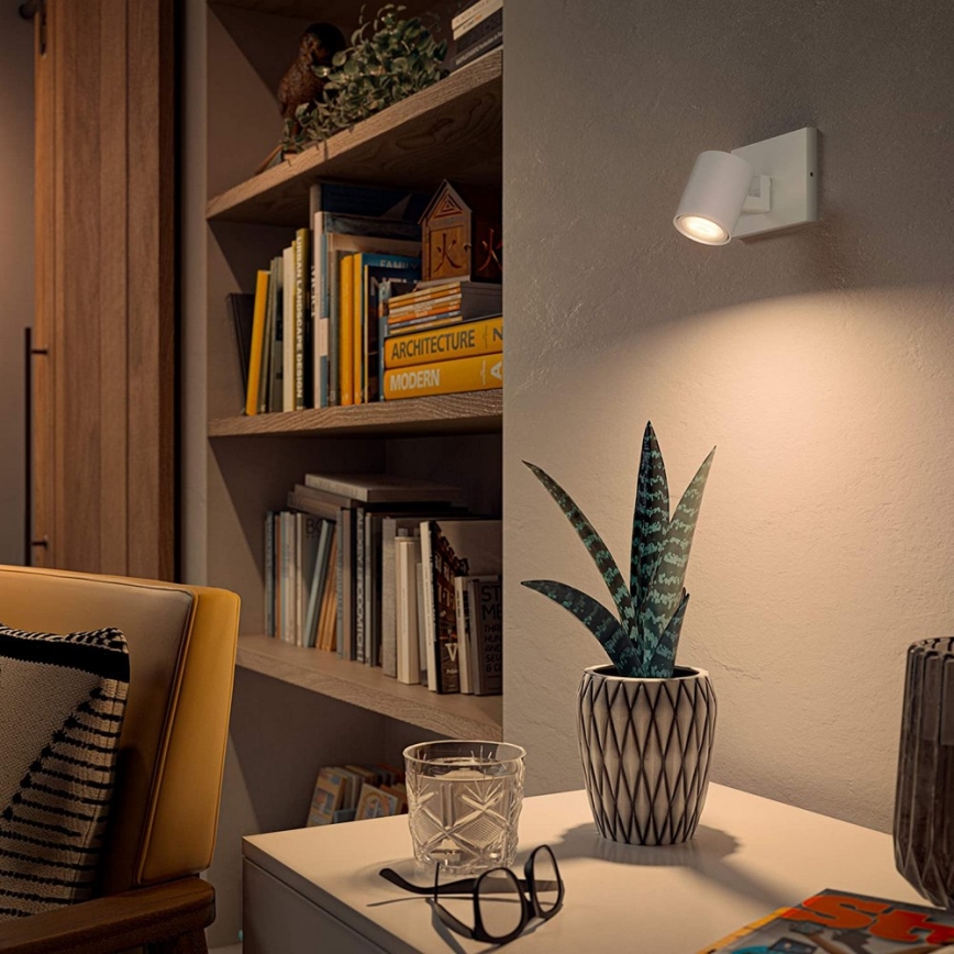 Philips - LED Світильник з регулятором яскравості Hue RUNNER 1xGU10/5W/230V + пульт дистанційного керування