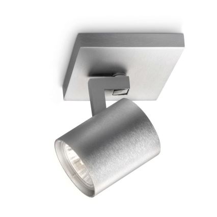 Philips 53090/48/16 - Точковий світильник RUNNER срібний 1xGU10/35W/230V