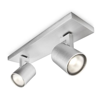 Philips 53092/48/12 - Точечный светильник RUNNER 2xGU10/50W/230V