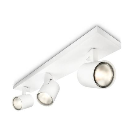 Philips - Точковий світильник MYLIVING RUNNER 3xGU10/20W/230V