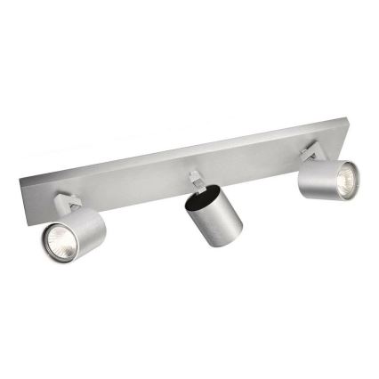 Philips - LED точечный светильник матовый хром 3xGU10/20W/230V