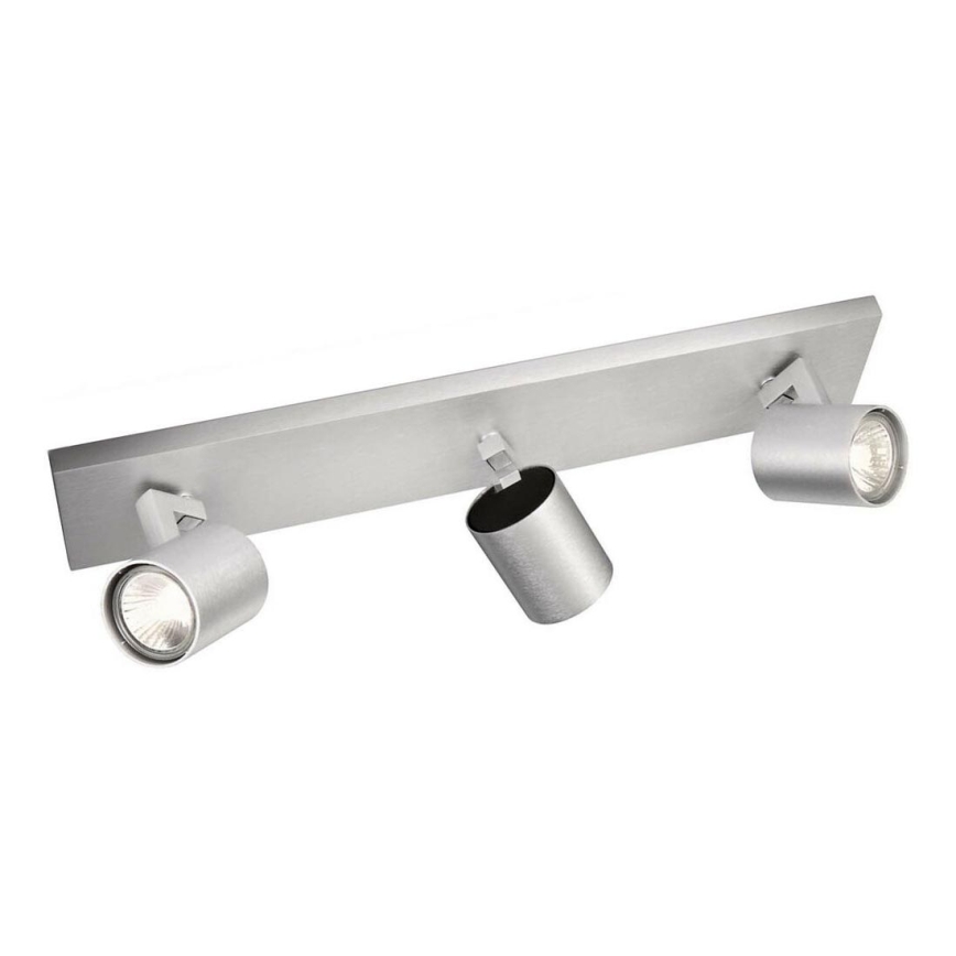 Philips - LED точечный светильник матовый хром 3xGU10/20W/230V