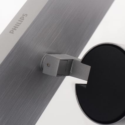 Philips - Точковий світильник матовий хром 3xGU10/20W/230V