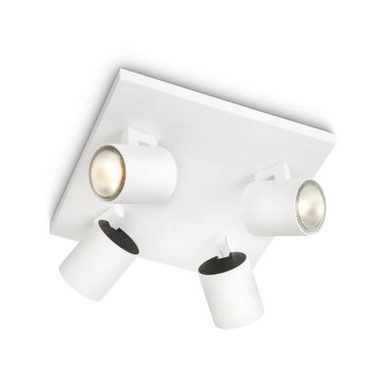 Philips - Точечный светильник 4xGU10/20W/230V
