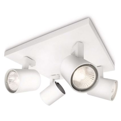 Philips 53094/31/16 - Точечный светильник MYLIVING RUNNER 4xGU10/50W/230V