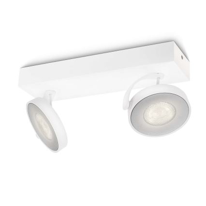 Philips - Точковий LED світильник з регулюванням яскравості 2xLED/4,5W/230V
