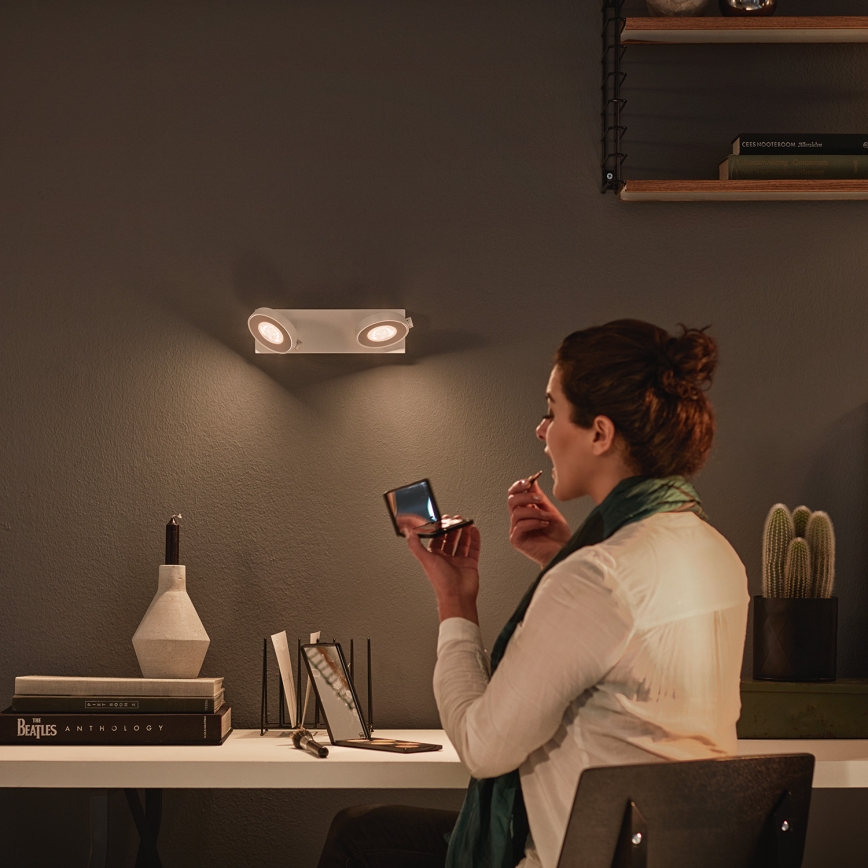 Philips - Точечный светильник с регулированием яркости 2xLED/4,5W