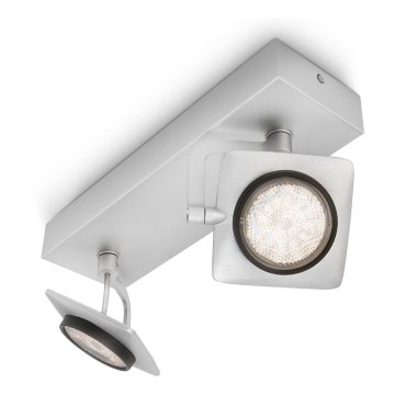 Philips 53192/48/P0 - Точковий LED світильник MILLENNIUM 2xLED/4,5W/230V