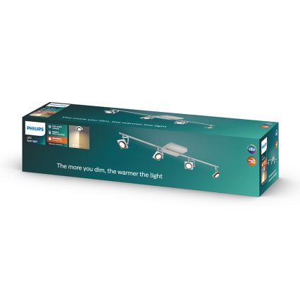 Philips 53194/48/P0 - Точковий LED світильник MILLENNIUM 4xLED/4,5W/230V