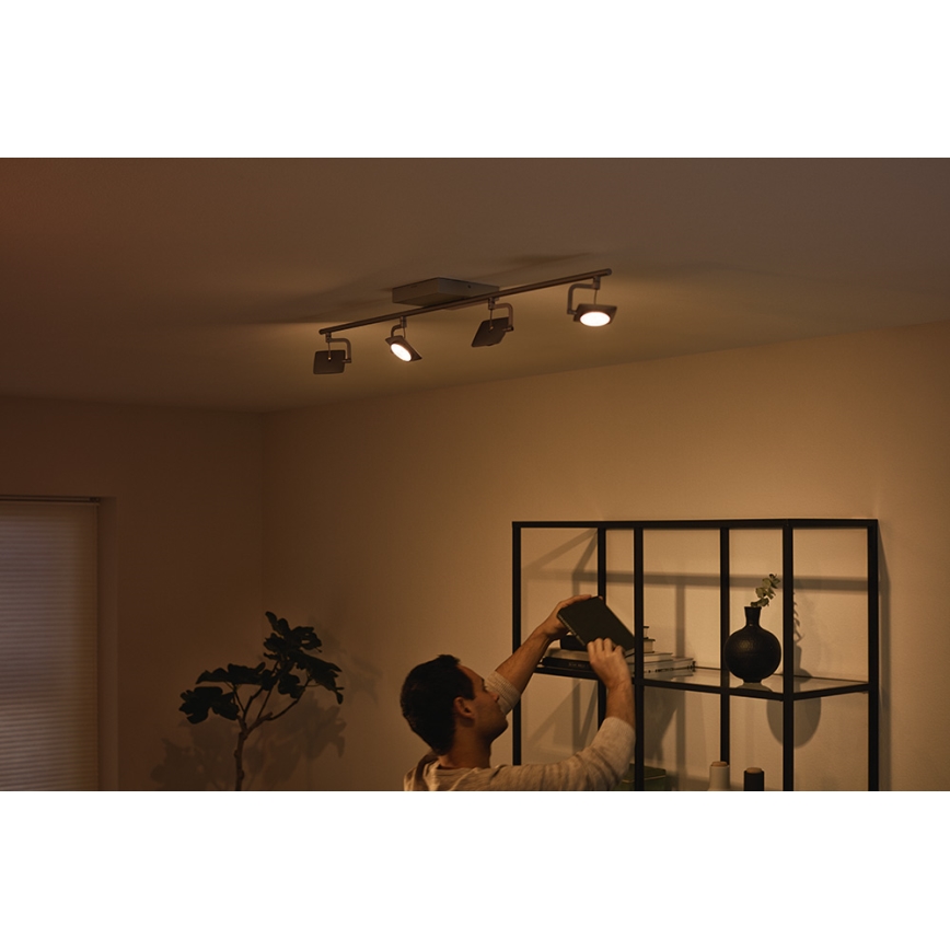 Philips 53194/48/P0 - Точковий LED світильник MILLENNIUM 4xLED/4,5W/230V