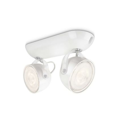 Philips - Светодиодный точечный светильник 2xLED/3W/230V