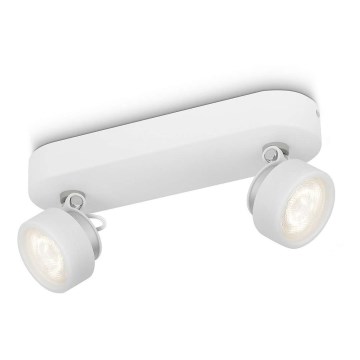 Philips 53272/31/16 - Точковий LED світильник RIMUS 2xLED/3W/230V