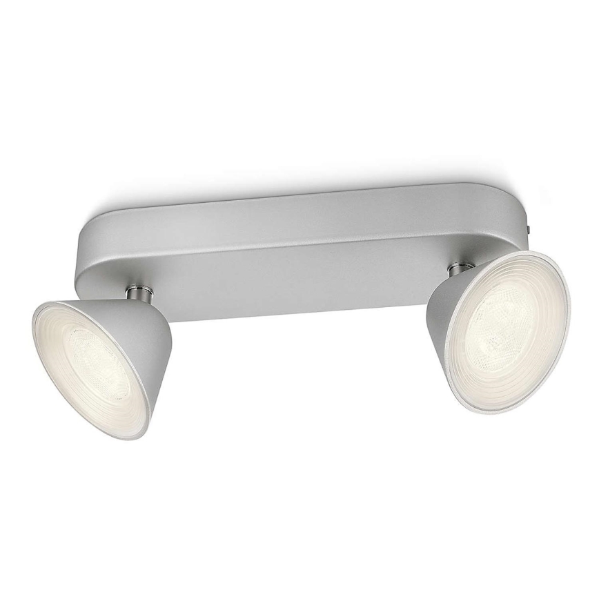 Philips 53282/48/16 - Точковий LED світильник TWEED 2xLED/3W/230V