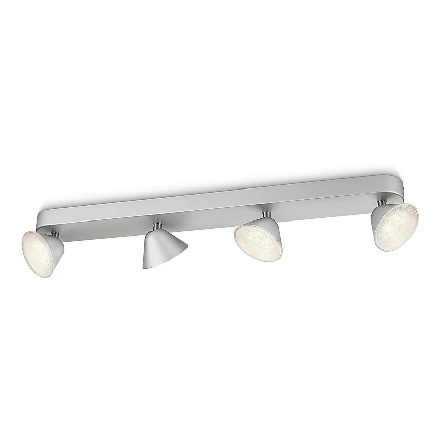 Philips 53284/48/16 - Светодиодный точечный светильник MYLIVING TWEED 4xLED/3W/230V