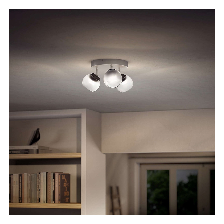 Philips - Светодиодный точечный светильник 3xLED/4W/230V