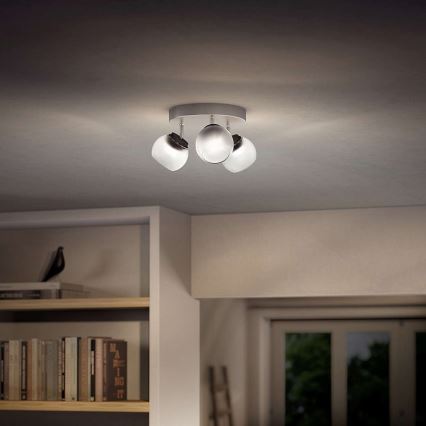 Philips - Точковий LED світильник 3xLED/4W/230V