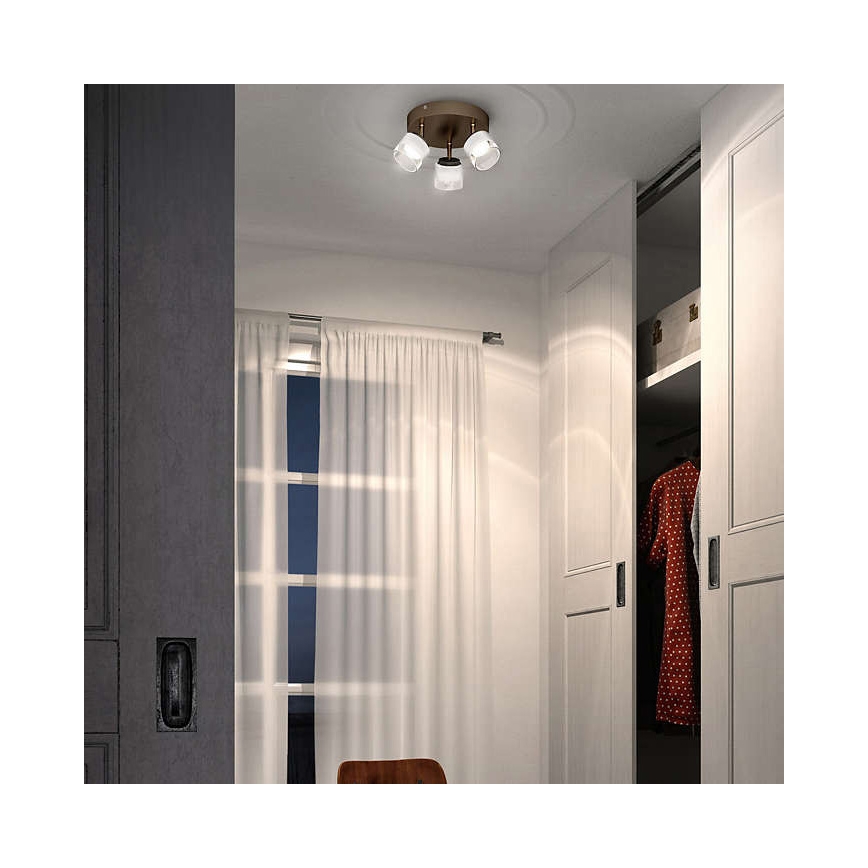 Philips - Светодиодный точечный светильник 3xLED/4W/230V