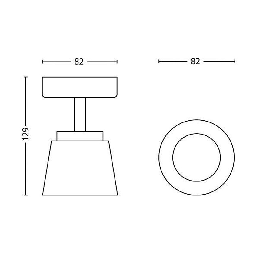 Philips - Светодиодный точечный светильник 1xLED/4W/230V