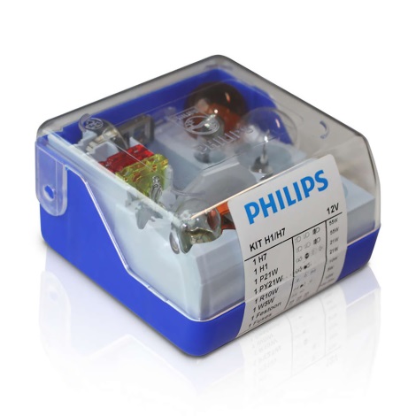 Philips 55007SKKM - Запасні автомобільні лампочки - набір H7/H1 12V