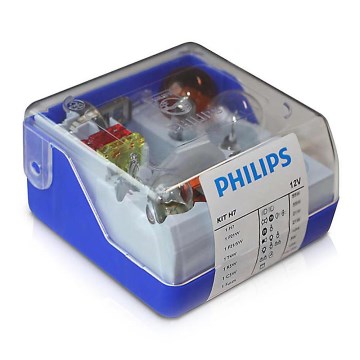 Philips 55007SKKM - Комплект запасных автомобильных лампочек H7 12V