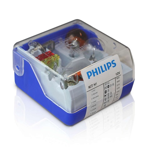 Philips 55008SKKM - Запасні автомобільні лампочки - набір H1 12V