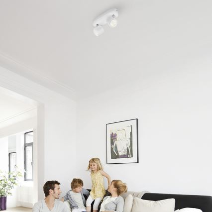 Philips - Світлодіодний точковий світильник з регульованою яскравістю 2xLED/3W/230V
