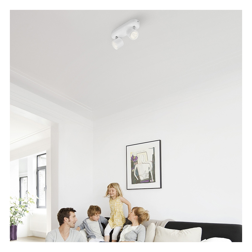 Philips - Світлодіодний точковий світильник з регульованою яскравістю 2xLED/3W/230V