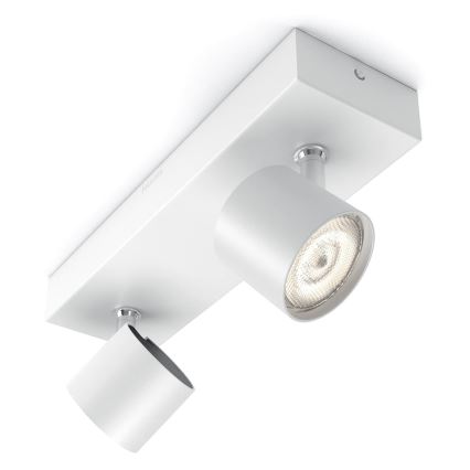 Philips 56242/31/P0 - Светодиодный точечный светильник с регулированием яркости STAR 2xLED/4,5W/230V