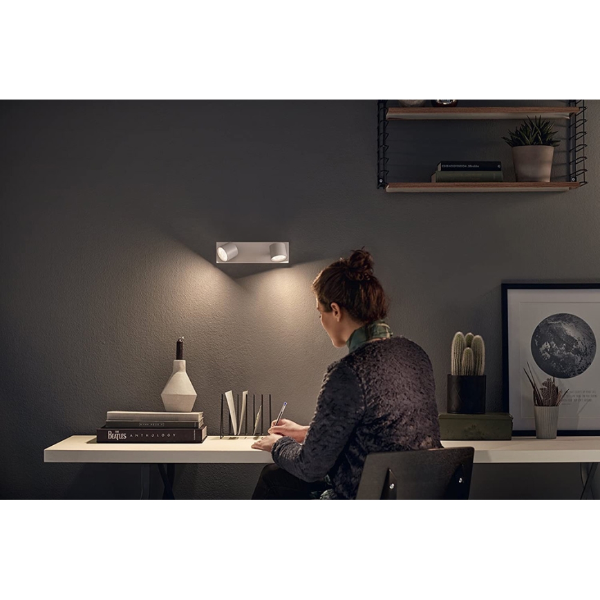 Philips 56242/31/P0 - Светодиодный точечный светильник с регулированием яркости STAR 2xLED/4,5W/230V