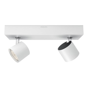 Philips 56242/31/P0 - Светодиодный точечный светильник с регулированием яркости STAR 2xLED/4,5W/230V