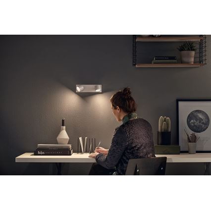 Philips 56242/31/P0 - Светодиодный точечный светильник с регулированием яркости STAR 2xLED/4,5W/230V