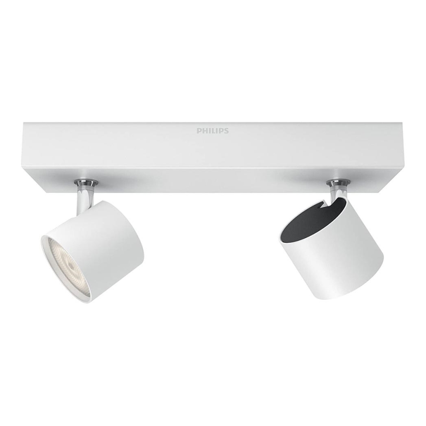 Philips 56242/31/P0 - Світлодіодний точковий світильник з регульованою яскравістю STAR 2xLED/4,5W/230V