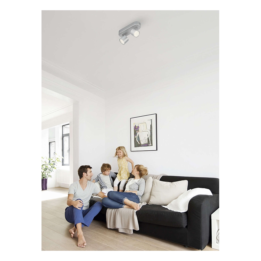 Philips - Світлодіодний точковий світильник з регульованою яскравістю 2xLED/4,5W/230V