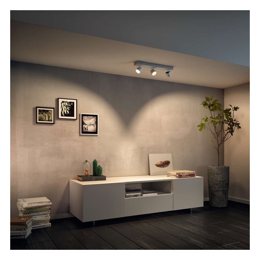 Philips 56243/31/P0 - Светодиодный точечный светильник с регулированием яркости STAR 3xLED/4,5W/230V