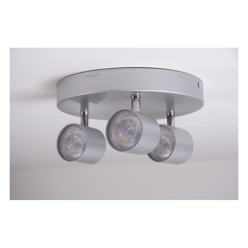 Philips 56243/48/16 - Світлодіодний точковий світильник з регульованою яскравістю MYLIVING STAR 3xLED/4W/230V