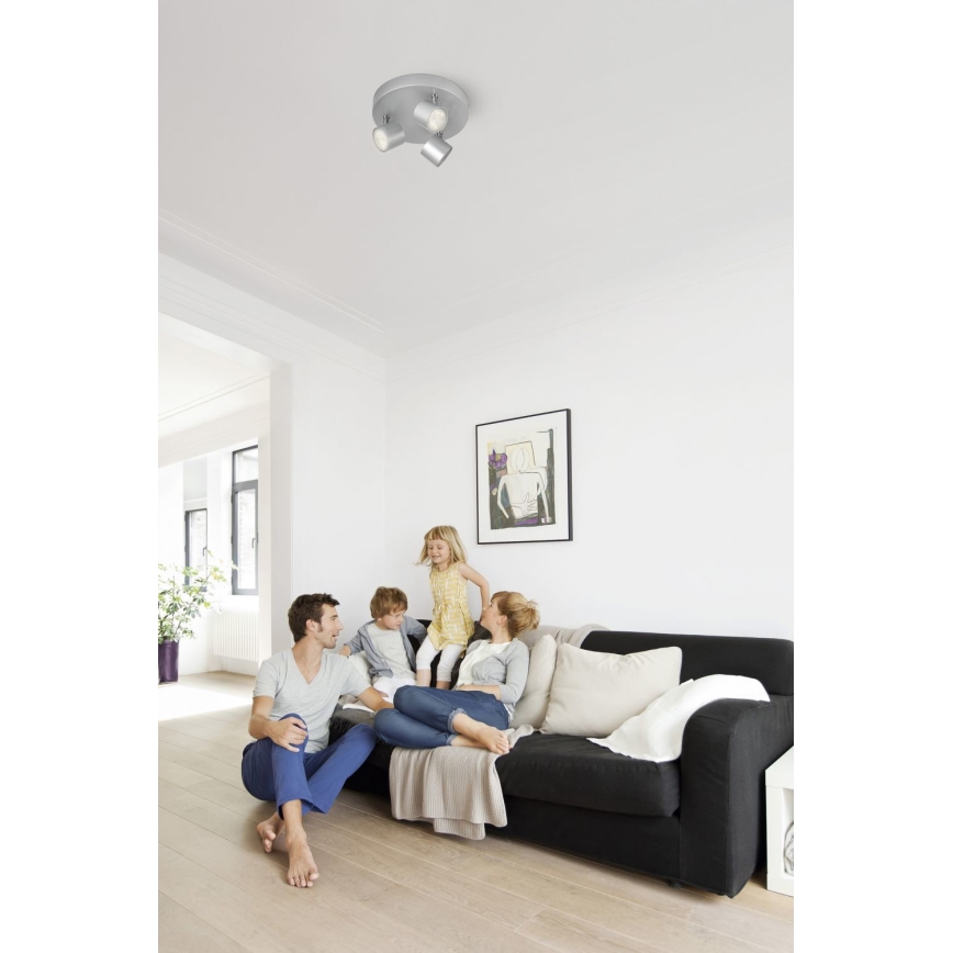 Philips 56243/48/16 - Світлодіодний точковий світильник з регульованою яскравістю MYLIVING STAR 3xLED/4W/230V