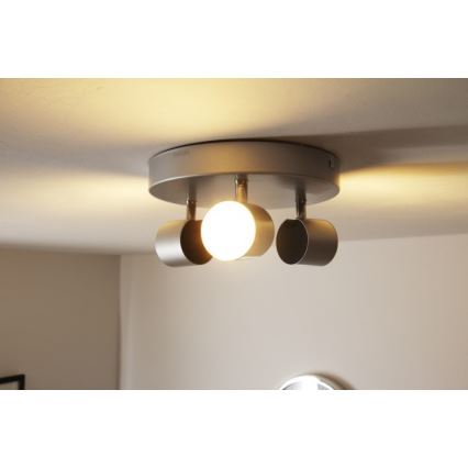 Philips 56243/48/16 - Світлодіодний точковий світильник з регульованою яскравістю MYLIVING STAR 3xLED/4W/230V
