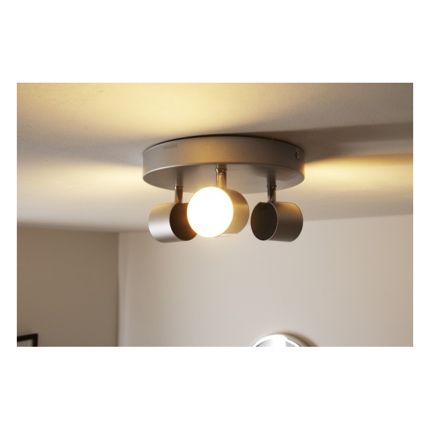 Philips 56243/48/16 - Світлодіодний точковий світильник з регульованою яскравістю MYLIVING STAR 3xLED/4W/230V