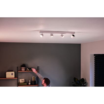 Philips - Светодиодный точечный светильник с регулированием яркости 4xLED/4,5W/230V
